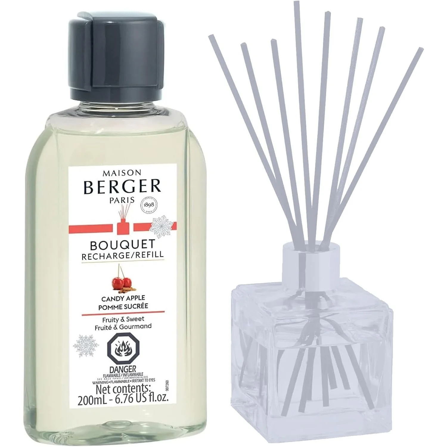 CANDY APPLE 200Ml REFILL Reed Diffuser Perfume by Maison Berger - Image 2